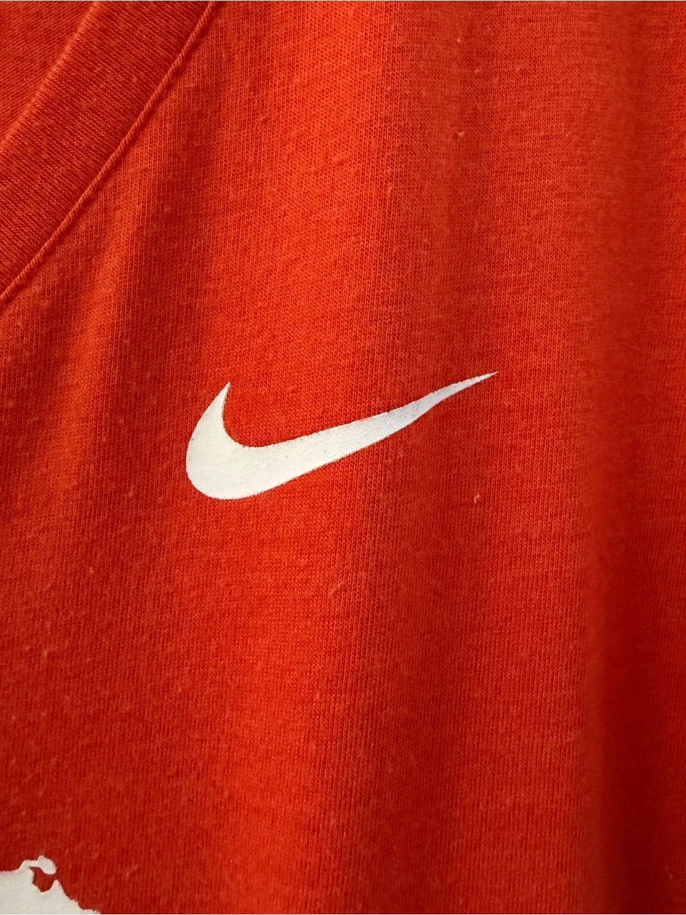 Nike Women's Clemson Tigers Stripe Bar Tri-Blend V-Neck T-Shirt